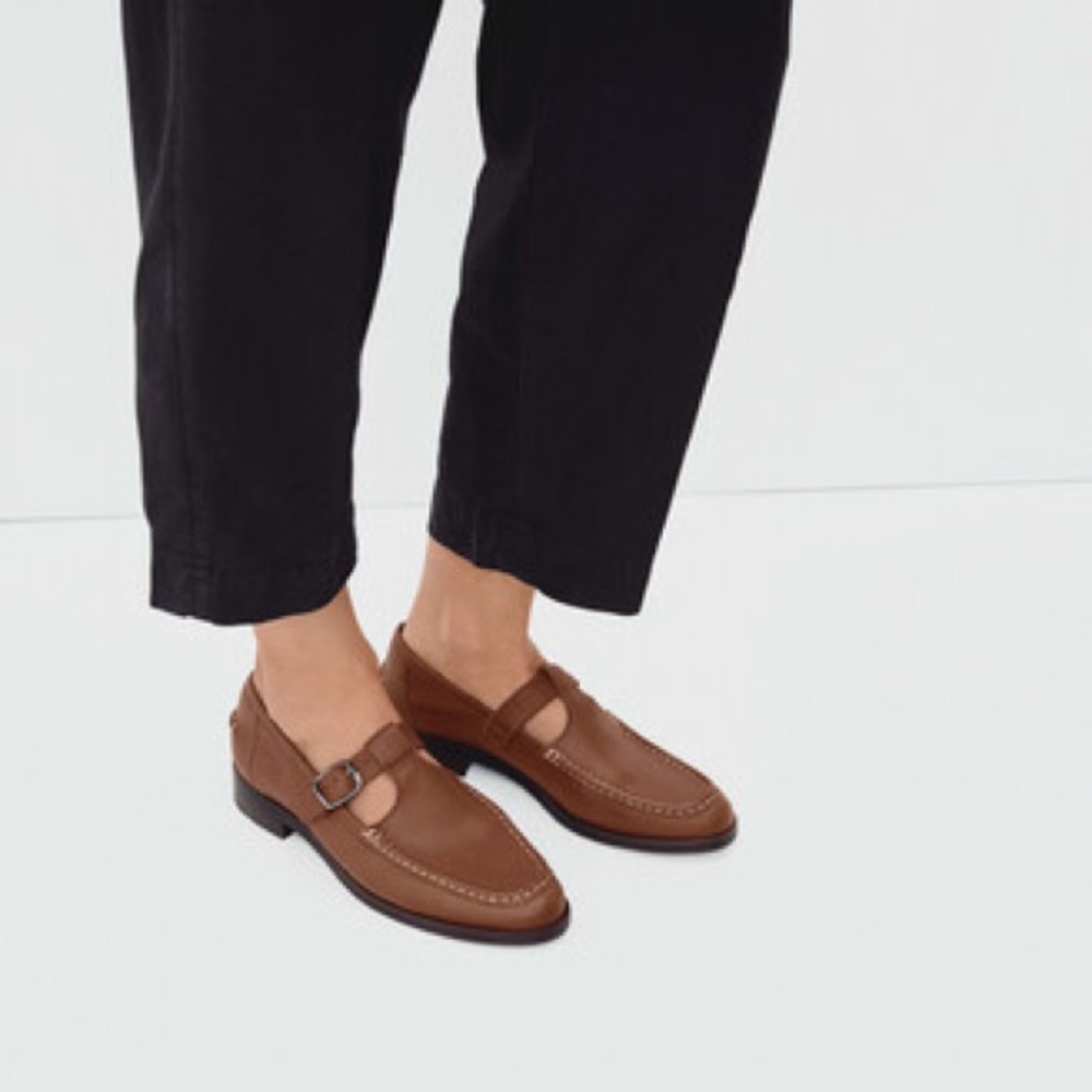 Everlane Brown Mary Jane Loafers